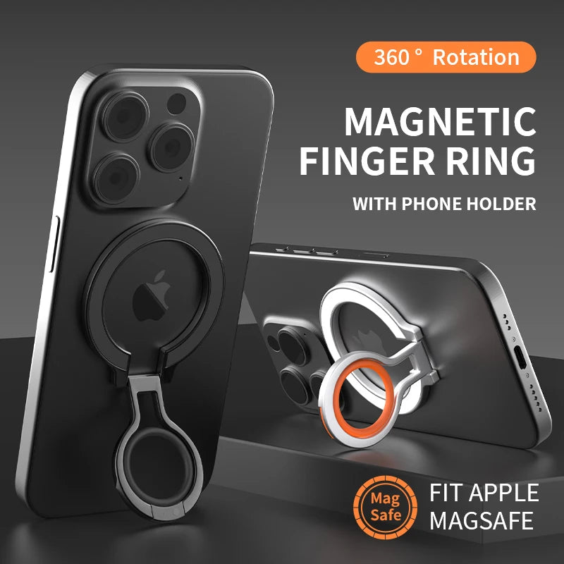 Magnetic Finger Ring Holder Stand Grip Rotating