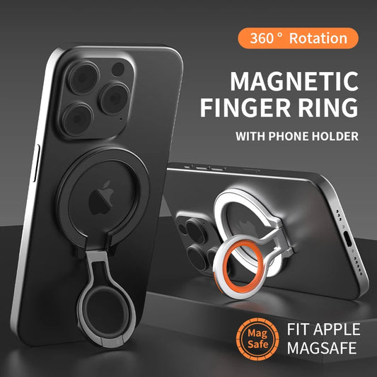Magnetic Finger Ring Holder Stand Grip Rotating
