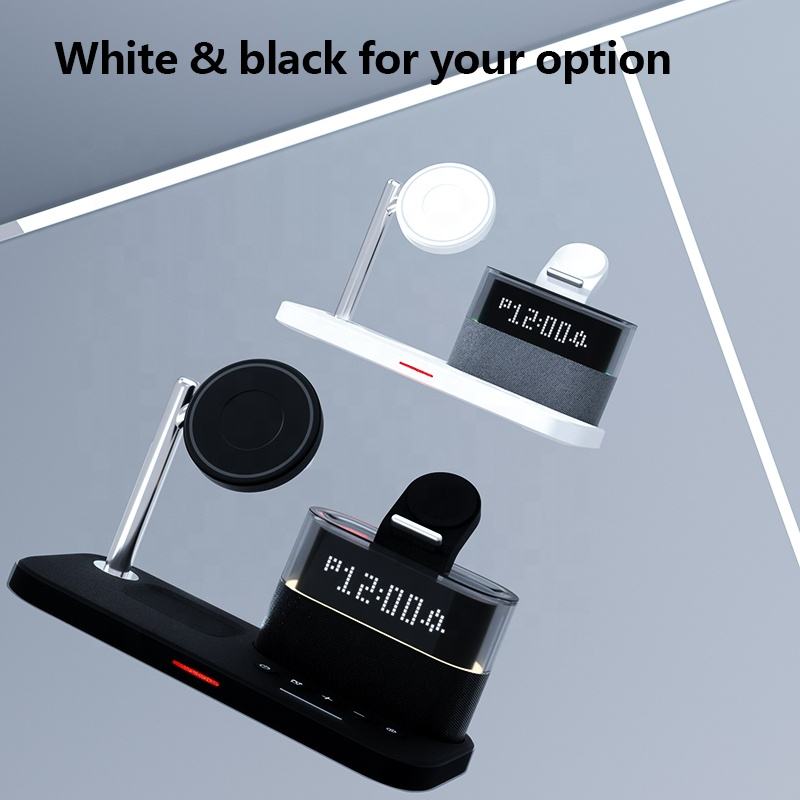3-in-1 Magnetic Wireless Charger with Clock