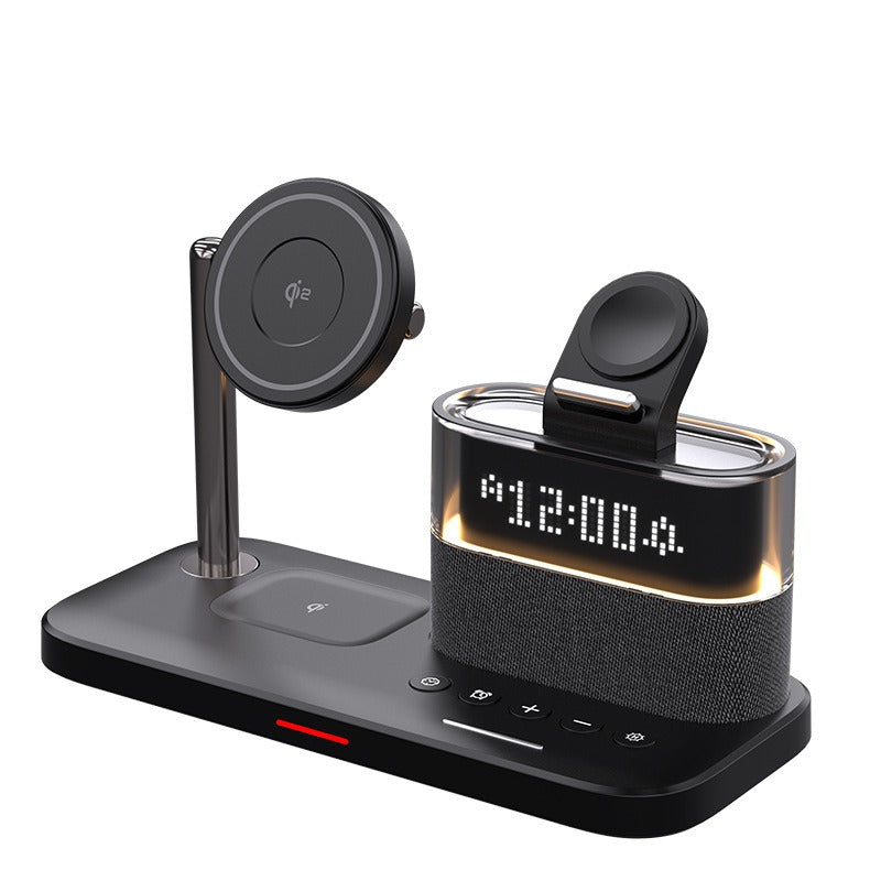 3-in-1 Magnetic Wireless Charger with Clock