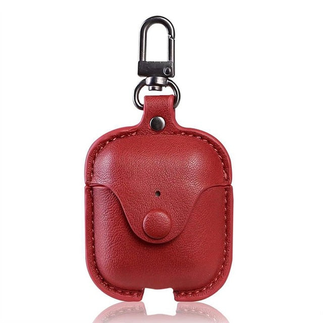 Luxury Genuine Leather Case for Apple AirPods 2