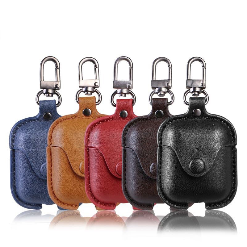 Luxury Genuine Leather Case for Apple AirPods 2