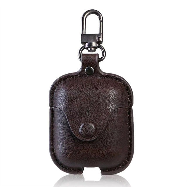 Luxury Genuine Leather Case for Apple AirPods 2