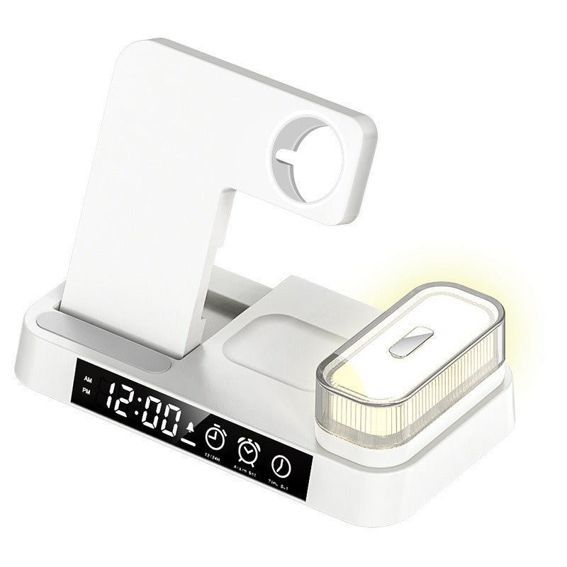 3-in-1 25W Wireless Charger with Clock