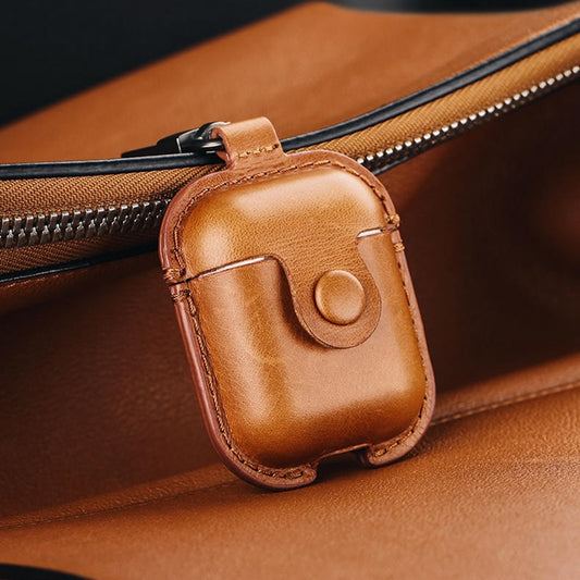 Luxury Genuine Leather Case for Apple AirPods 2