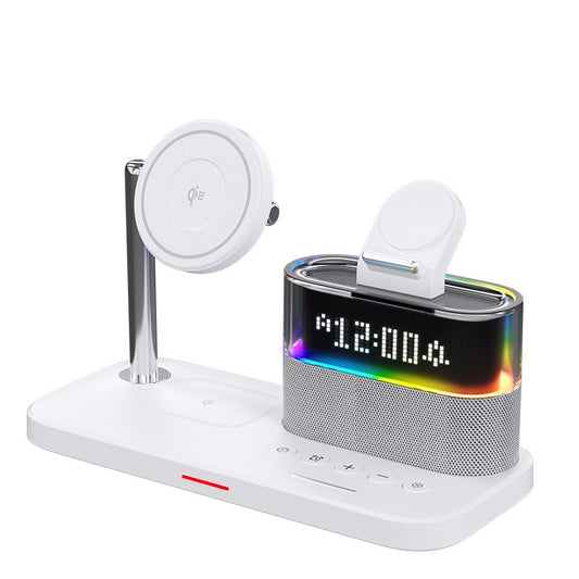 3-in-1 Magnetic Wireless Charger with Clock