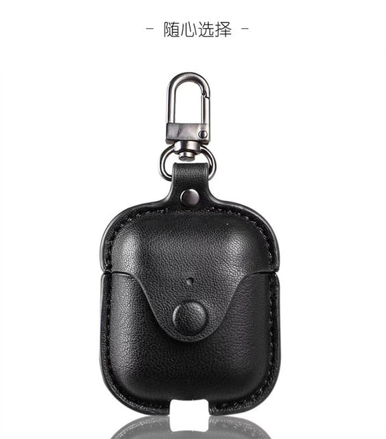 Luxury Genuine Leather Case for Apple AirPods 2