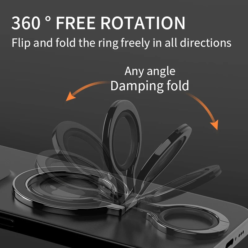 Magnetic Finger Ring Holder Stand Grip Rotating