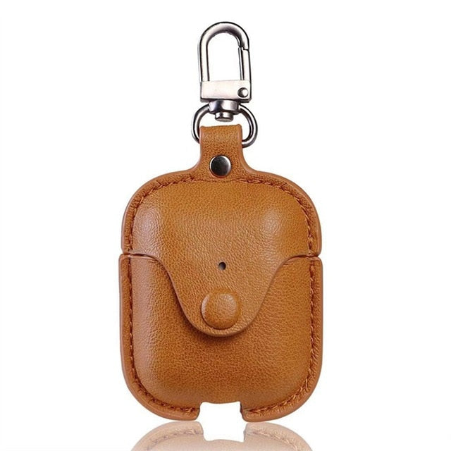 Luxury Genuine Leather Case for Apple AirPods 2