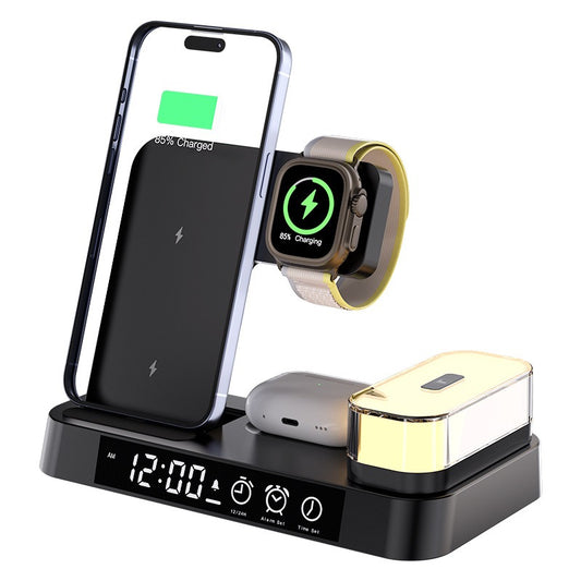 3-in-1 25W Wireless Charger with Clock