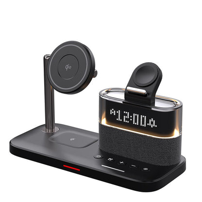3-in-1 Magnetic Wireless Charger with Clock