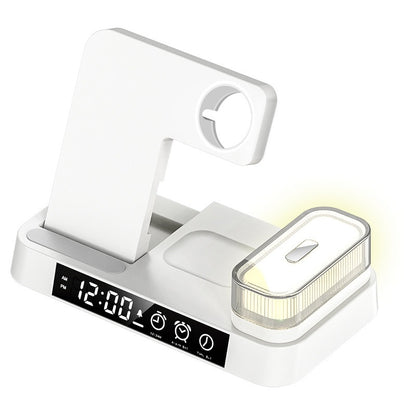 3-in-1 25W Wireless Charger with Clock